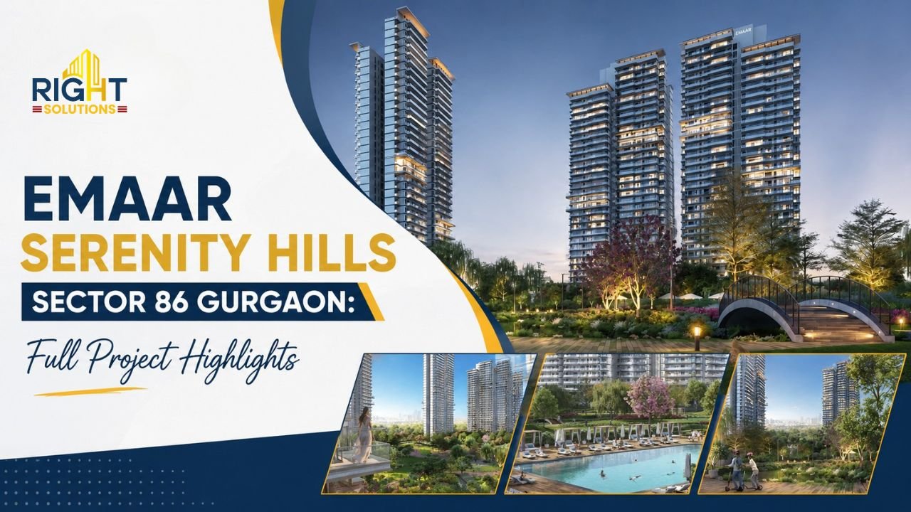 Emaar Serenity Hills Sector 86 Gurgaon | 3 & 4 BHK Luxury Apartments