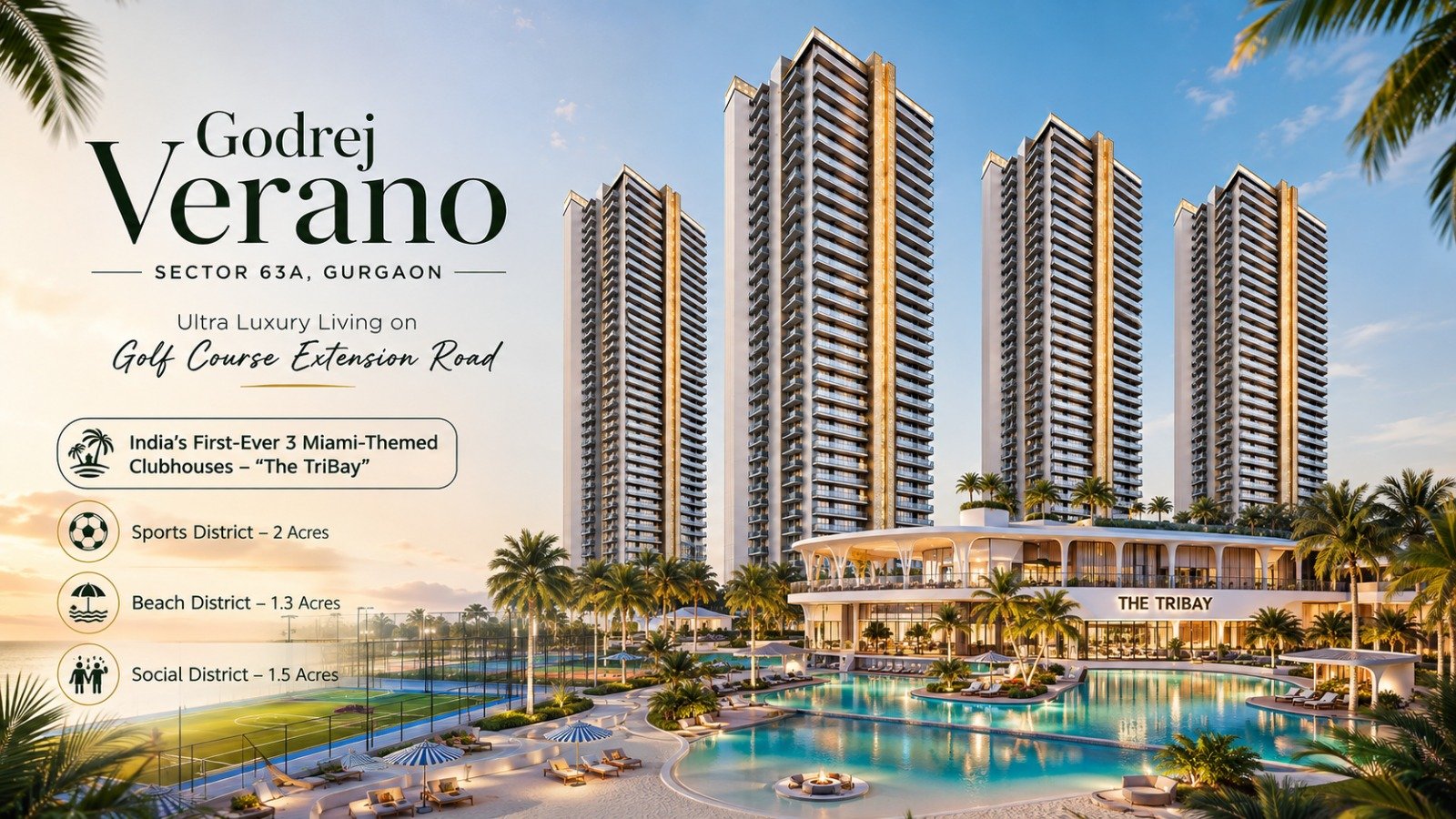 Godrej Verano Sector 63A Gurgaon: Ultra Luxury Living on Golf Course Extension Road