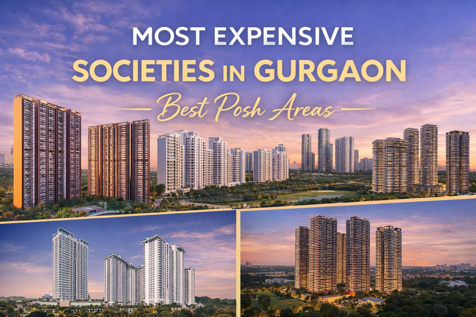 Most Expensive Societies in Gurgaon: Best Posh Areas