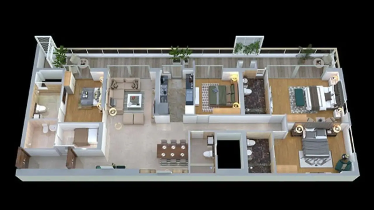 4 BHK + Utility