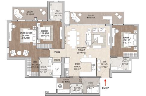 3.5 BHK
