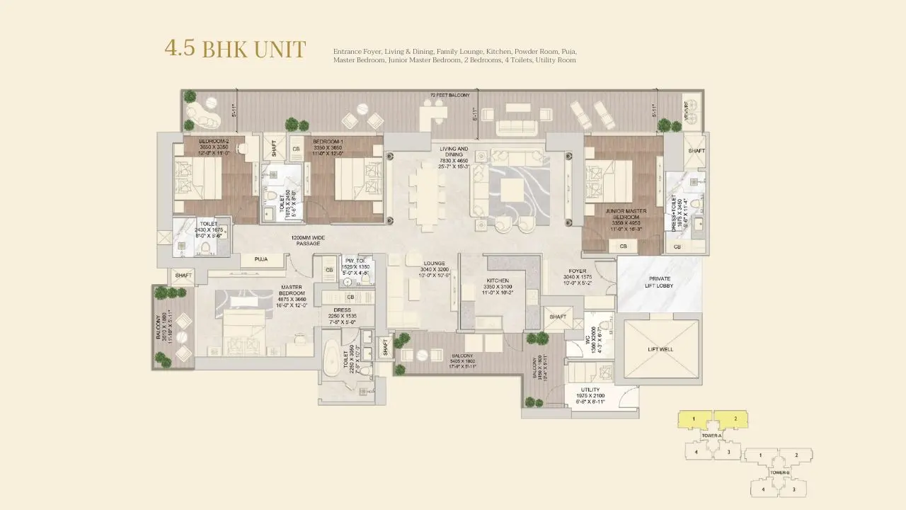 4.5 BHK