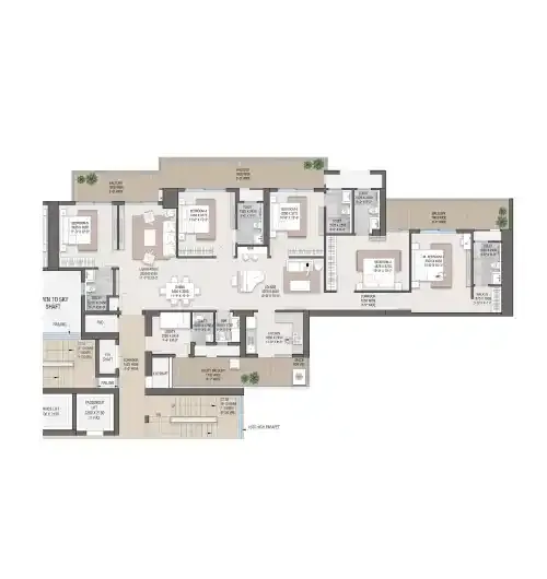 5 BHK + U