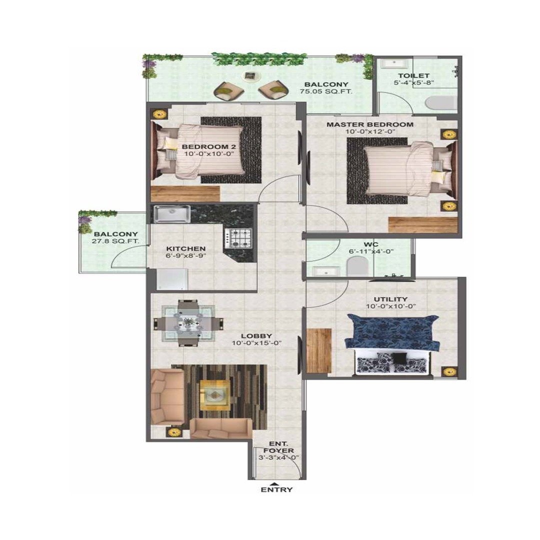 2 BHK