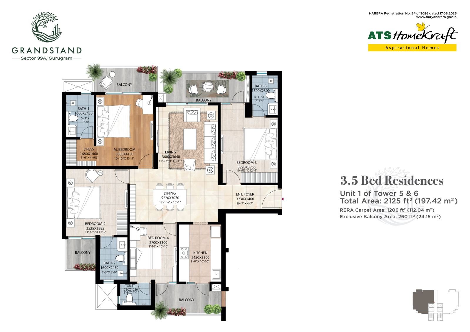 3.5 BHK