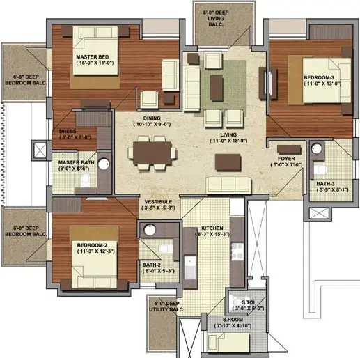3 BHK