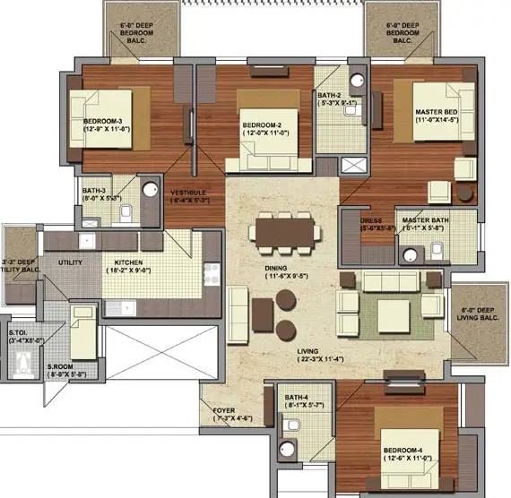 4 BHK