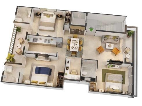 3.5 BHK