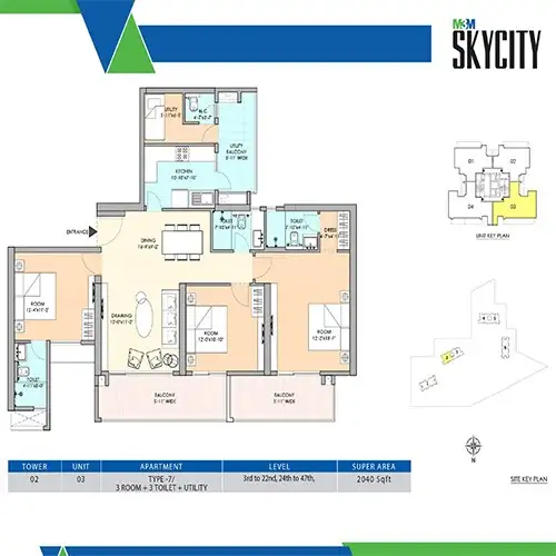 3 BHK + Utility (2)