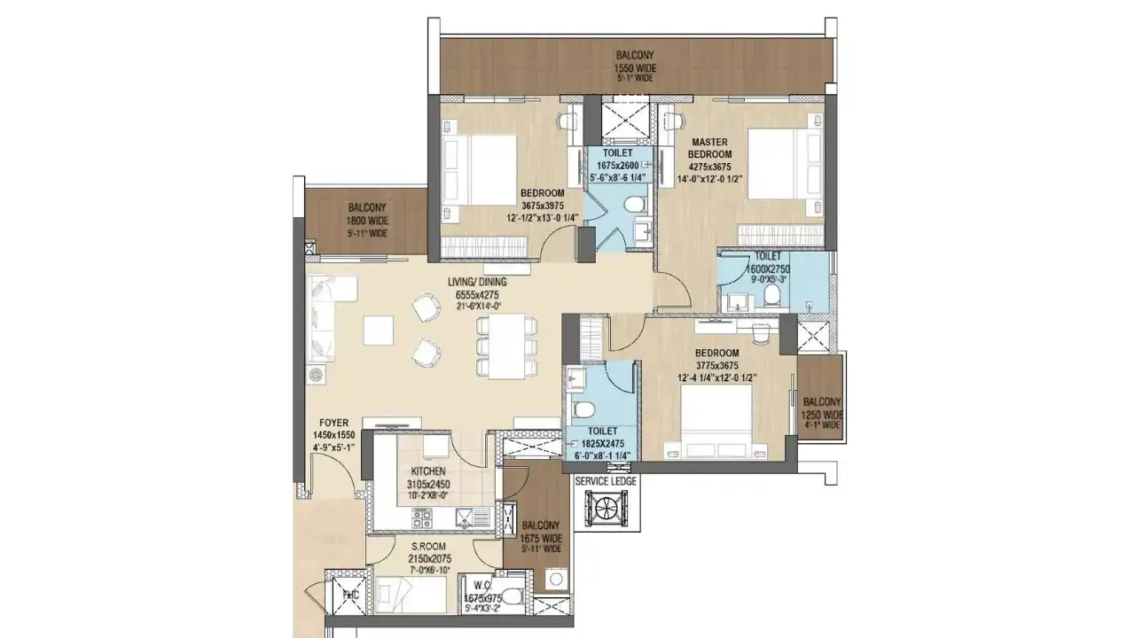 3 BHK