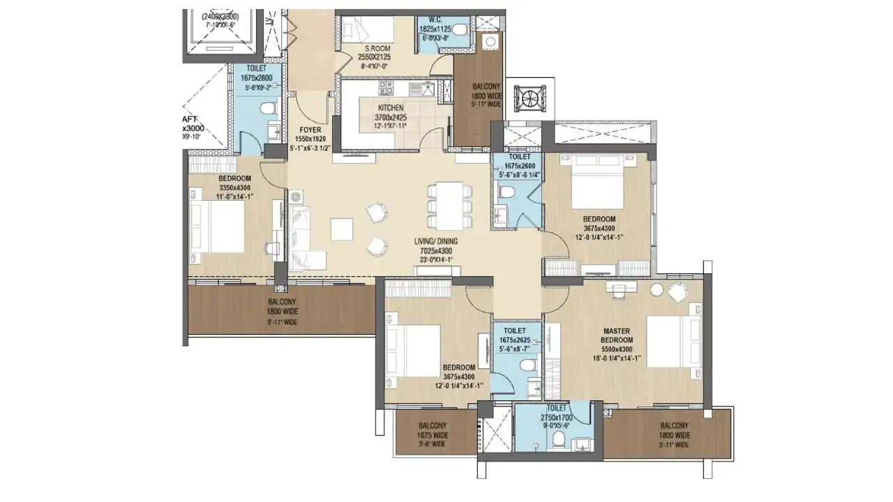 4 BHK