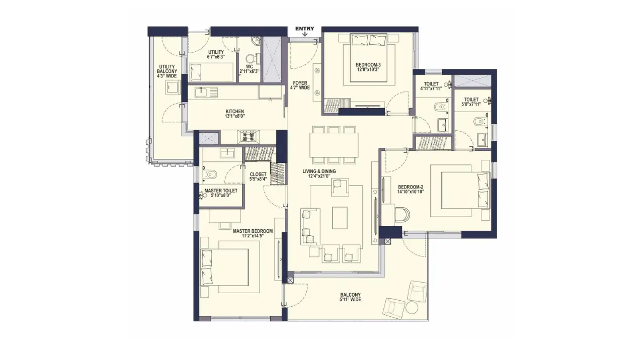 3 BHK