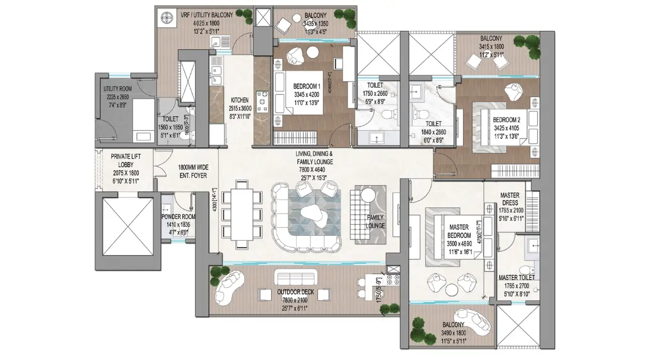 4.5 BHK