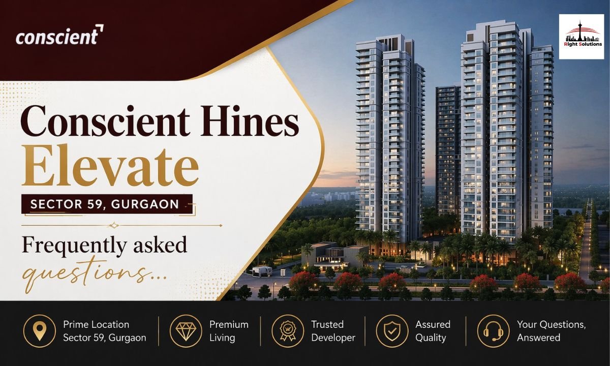 Conscient Hines Elevate Sector 59 Gurgaon – FAQs