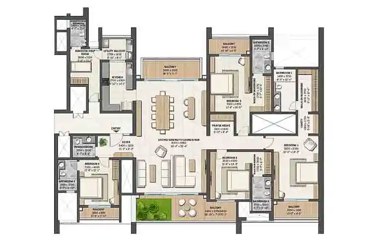 4 BHK