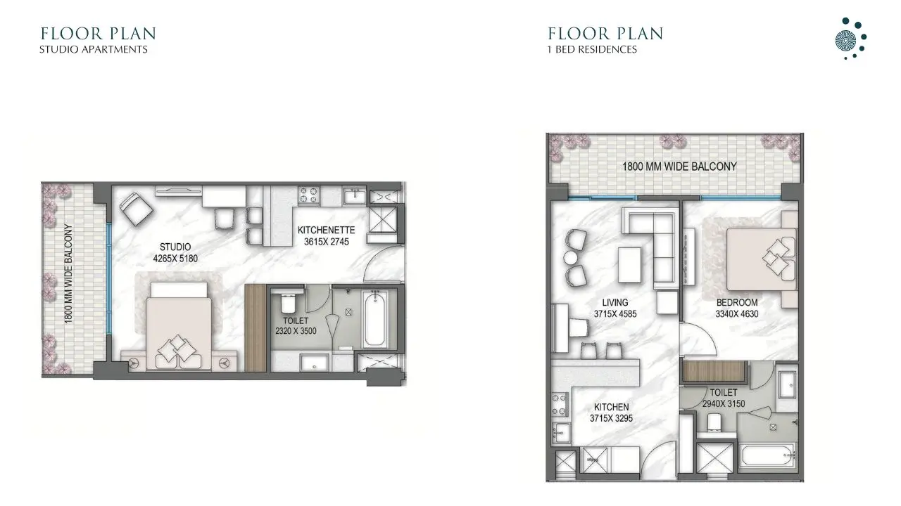 1 BHK/ Studio