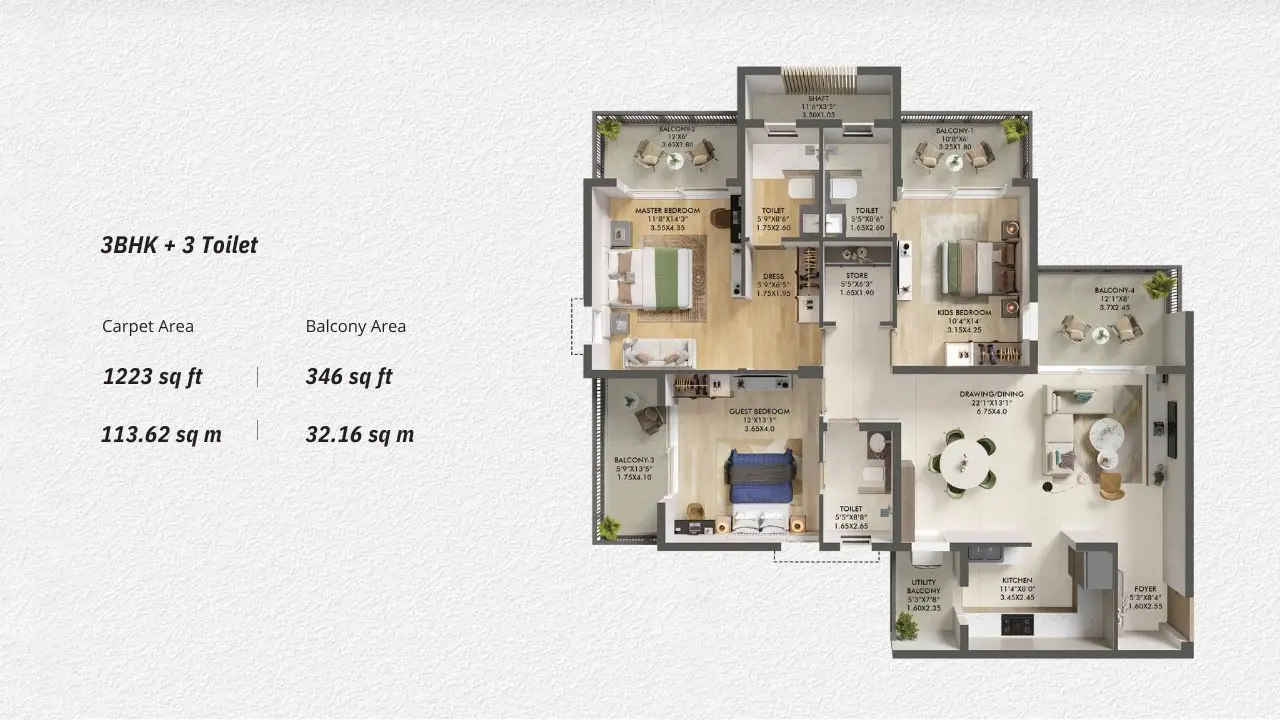3 BHK