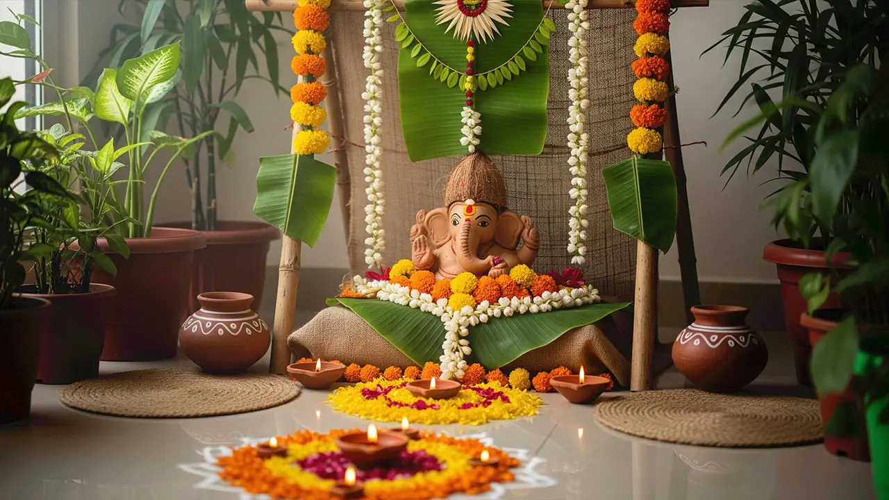 Eco-Friendly Ganpati Decoration Ideas